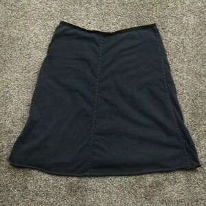 Alabama Chanin Skirt Womens M Organic‎ Cotton A-Line Midi Casual Made in USA